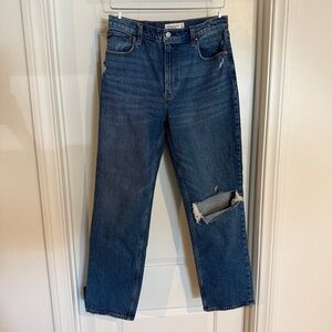 Abercrombie 90's straight ultra high rise jeans